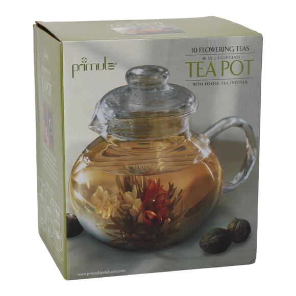 Primula 40 oz. Tea Pot w/ Loose Tea Infuser - Picture 1 of 3